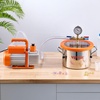 image:imageVEVOR 5 Gallon Vacuum Chamber Upgraded Tempered Glass Lid Vacuum Degassing Chamber 304 Stainless Steel Chamber for Stabilizing Wood Resin Degassing Silicone Degassing and Plaster Degassing15 Gallon Acylic Lid 35 CFM