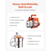 image:imageVEVOR 5 Gallon Vacuum Chamber Upgraded Tempered Glass Lid Vacuum Degassing Chamber 304 Stainless Steel Chamber for Stabilizing Wood Resin Degassing Silicone Degassing and Plaster Degassing30 Gallon Acylic Lid 35 CFM