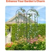 image:imageVEVOR 60 x 15 in Rustproof Metal Garden Flower Trellis Outdoor Climbing Rose amp Cucumber Support Decorative Tall Clematis Trellis for Courtyards amp Lawns87H x 20W
