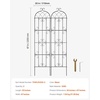 image:imageVEVOR 60 x 15 in Rustproof Metal Garden Flower Trellis Outdoor Climbing Rose amp Cucumber Support Decorative Tall Clematis Trellis for Courtyards amp Lawns87H x 20W