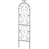 image:imageVEVOR 60 x 15 in Rustproof Metal Garden Flower Trellis Outdoor Climbing Rose amp Cucumber Support Decorative Tall Clematis Trellis for Courtyards amp Lawns60H x 15W