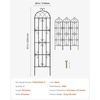 image:imageVEVOR 60 x 15 in Rustproof Metal Garden Flower Trellis Outdoor Climbing Rose amp Cucumber Support Decorative Tall Clematis Trellis for Courtyards amp Lawns87H x 20W