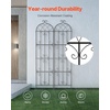 image:imageVEVOR 60 x 15 in Rustproof Metal Garden Flower Trellis Outdoor Climbing Rose amp Cucumber Support Decorative Tall Clematis Trellis for Courtyards amp Lawns87H x 20W