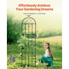 image:imageVEVOR 60 x 15 in Rustproof Metal Garden Flower Trellis Outdoor Climbing Rose amp Cucumber Support Decorative Tall Clematis Trellis for Courtyards amp Lawns87H x 20W