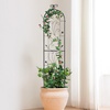 image:imageVEVOR 60 x 15 in Rustproof Metal Garden Flower Trellis Outdoor Climbing Rose amp Cucumber Support Decorative Tall Clematis Trellis for Courtyards amp Lawns60H x 15W