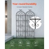 image:imageVEVOR 60 x 15 in Rustproof Metal Garden Flower Trellis Outdoor Climbing Rose amp Cucumber Support Decorative Tall Clematis Trellis for Courtyards amp Lawns71Hx 20W