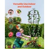 image:imageVEVOR 60 x 15 in Rustproof Metal Garden Flower Trellis Outdoor Climbing Rose amp Cucumber Support Decorative Tall Clematis Trellis for Courtyards amp Lawns87H x 20W