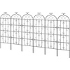 image:imageVEVOR 60 x 15 in Rustproof Metal Garden Flower Trellis Outdoor Climbing Rose amp Cucumber Support Decorative Tall Clematis Trellis for Courtyards amp Lawns71Hx 20W