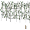 image:imageVEVOR 60 x 15 in Rustproof Metal Garden Flower Trellis Outdoor Climbing Rose amp Cucumber Support Decorative Tall Clematis Trellis for Courtyards amp Lawns71Hx 20W