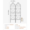 image:imageVEVOR 60 x 15 in Rustproof Metal Garden Flower Trellis Outdoor Climbing Rose amp Cucumber Support Decorative Tall Clematis Trellis for Courtyards amp Lawns60H x 15W