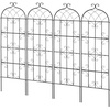 image:imageVEVOR 60 x 15 in Rustproof Metal Garden Flower Trellis Outdoor Climbing Rose amp Cucumber Support Decorative Tall Clematis Trellis for Courtyards amp Lawns71Hx 20W