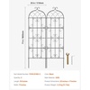 image:imageVEVOR 60 x 15 in Rustproof Metal Garden Flower Trellis Outdoor Climbing Rose amp Cucumber Support Decorative Tall Clematis Trellis for Courtyards amp Lawns71Hx 20W