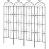 image:imageVEVOR 60 x 15 in Rustproof Metal Garden Flower Trellis Outdoor Climbing Rose amp Cucumber Support Decorative Tall Clematis Trellis for Courtyards amp Lawns87H x 20W