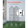image:imageVEVOR 60 x 15 in Rustproof Metal Garden Flower Trellis Outdoor Climbing Rose amp Cucumber Support Decorative Tall Clematis Trellis for Courtyards amp Lawns60H x 15W