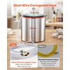 image:imageVEVOR 9 Gallon Vacuum Chamber Stainless Steel Vacuum Degassing Chamber with Tempered Glass Lid Hose Air Filter for Resin Casting Stabilizing Wood Degassing Silicone Epoxies Essential Oils15 Gallon Glass Lid