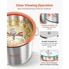 image:imageVEVOR 9 Gallon Vacuum Chamber Stainless Steel Vacuum Degassing Chamber with Tempered Glass Lid Hose Air Filter for Resin Casting Stabilizing Wood Degassing Silicone Epoxies Essential Oils15 Gallon Glass Lid