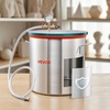 image:imageVEVOR 9 Gallon Vacuum Chamber Stainless Steel Vacuum Degassing Chamber with Tempered Glass Lid Hose Air Filter for Resin Casting Stabilizing Wood Degassing Silicone Epoxies Essential Oils15 Gallon Glass Lid
