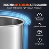 image:imageVEVOR 9 Gallon Vacuum Chamber Stainless Steel Vacuum Degassing Chamber with Tempered Glass Lid Hose Air Filter for Resin Casting Stabilizing Wood Degassing Silicone Epoxies Essential Oils30 Gallon Glass Lid