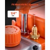 image:imageVEVOR AC Vacuum Pump and Gauge Set 35 CFM 14 HP Single Stage Rotary Vane HVAC Vacuum Pump AC Manifold Gauge Kit for R134a R22 R410a R1234YF R32 with Carry Bag for Auto HVAC Air Conditioning