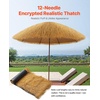 image:imageVEVOR Artificial Thatch Grass Roof 16 x 164 ft Mexican Style Tiki Bar Hut Skirt Thatch Roofing Roll Waterproof amp FireResistant Palapa Duck Blind Grass for Patio Pool Beach Hawaiian Party DcorThatch Style