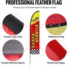 image:imageVEVOR Auto Repair Feather Flags with Pole Kit 163 Feet Advertising Flags for Business Outside Auto Repair Shop Flag Sign 4 Banner Flags 4 Ground Stakes Swooper Flag Banner KitAuto Repair Theme