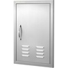image:imageVEVOR BBQ Access Door 17W x 24H Inch Single Outdoor Kitchen Stainless Steel Flush Mount Wall Vertical with Handle for BBQ Island Grilling Station Outside CabinetVents