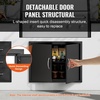 image:imageVEVOR BBQ Access Door 305W x 21H Inch Double Outdoor Kitchen Stainless Steel Flush Mount Wall Vertical With Handles for BBQ Island Grilling Station Outside Cabinet31W x 24HBlack