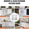 image:imageVEVOR BBQ Access Door 305W x 21H Inch Double Outdoor Kitchen Stainless Steel Flush Mount Wall Vertical With Handles for BBQ Island Grilling Station Outside Cabinet24W x 24HSilver