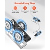 image:imageVEVOR Bypass Sliding Door Hardware Kit 6 ft Aluminum Alloy DualTrack Bypass Door Hardware Smooth and Quiet Sliding Easy to Install for 1 to 1 34 Thickness 36 Width 2 Door System for Closetsilver4ftdouble door