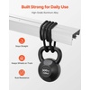 image:imageVEVOR Bypass Sliding Door Hardware Kit 6 ft Aluminum Alloy DualTrack Bypass Door Hardware Smooth and Quiet Sliding Easy to Install for 1 to 1 34 Thickness 36 Width 2 Door System for Closetsilver4ftdouble door