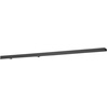 image:imageVEVOR Bypass Sliding Door Hardware Kit 6 ft Aluminum Alloy DualTrack Bypass Door Hardware Smooth and Quiet Sliding Easy to Install for 1 to 1 34 Thickness 36 Width 2 Door System for Closetblack6ftdouble door