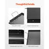 image:imageVEVOR Carbon Steel Griddle Flat Top Plate Griddle for BBQ CharcoalGas Gril with 2 Handles Rectangular Flat Top Grill with Extra Drain Hole for Tailgating and Party24 x 16 x 2