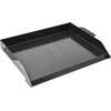image:imageVEVOR Carbon Steel Griddle Flat Top Plate Griddle for BBQ CharcoalGas Gril with 2 Handles Rectangular Flat Top Grill with Extra Drain Hole for Tailgating and Party20 x 16 x 2