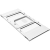 image:imageVEVOR Cat Door for Window Adjustable to Fit Window Width 2732 4 Secure Lock Modes Aluminum Frame and HighTransparency Glass Magnetic Closure Weatherproof QuickFit Pet Door for Cats WhiteWhite