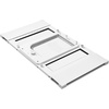 image:imageVEVOR Cat Door for Window Adjustable to Fit Window Width 2732 4 Secure Lock Modes Aluminum Frame and HighTransparency Glass Magnetic Closure Weatherproof QuickFit Pet Door for Cats WhiteWhite