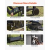 image:imageVEVOR Charcoal Grill 780 sqin ExtraLarge Charcoal Barbecue Grill with 2 Liftable Charcoal Trays amp Folding Side Tables HighTemp PowderCoated Steel BBQ Cooking Grills for Patio Backyard PartiesBlack