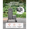 image:imageVEVOR Charcoal Offset Smoker HeavyDuty Steel BBQ Offset Smoker with Side Firebox Movable Outdoor Barbecue Smokers with 6 Adjustable Grates Thermometer amp Air Vents for Backyard Patio Party Cooking