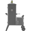 image:imageVEVOR Charcoal Offset Smoker HeavyDuty Steel BBQ Offset Smoker with Side Firebox Movable Outdoor Barbecue Smokers with 6 Adjustable Grates Thermometer amp Air Vents for Backyard Patio Party Cooking