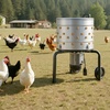image:imageVEVOR Chicken Plucker Machine 256 in Drum 1200W amp 275RPM Electric Chicken Plucking Machine with 158 Soft Fingers amp Transport Wheels Stainless Steel Feather Remover for Processing 4 Chicks Once3 Legs  20 in