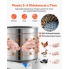 image:imageVEVOR Chicken Plucker Machine 256 in Drum 1200W amp 275RPM Electric Chicken Plucking Machine with 158 Soft Fingers amp Transport Wheels Stainless Steel Feather Remover for Processing 4 Chicks OnceSilver