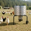 image:imageVEVOR Chicken Plucker Machine 256 in Drum 1200W amp 275RPM Electric Chicken Plucking Machine with 158 Soft Fingers amp Transport Wheels Stainless Steel Feather Remover for Processing 4 Chicks Once3 Legs  256 in