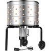 image:imageVEVOR Chicken Plucker Machine 256 in Drum 1200W amp 275RPM Electric Chicken Plucking Machine with 158 Soft Fingers amp Transport Wheels Stainless Steel Feather Remover for Processing 4 Chicks Once3 Legs  256 in