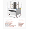 image:imageVEVOR Chicken Plucker Machine 256 in Drum 1200W amp 275RPM Electric Chicken Plucking Machine with 158 Soft Fingers amp Transport Wheels Stainless Steel Feather Remover for Processing 4 Chicks OnceSilver