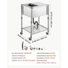 image:imageVEVOR Commercial Ice Bin Underbar Ice Bin Stainless Steel Ice Chest with Sliding Lid Bottle Holders Adjustable Bullet Feet Cooler Cart Cocktail Unit for Bar Restaurant Pub2598 x 1988 x 3878