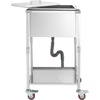 image:imageVEVOR Commercial Ice Bin Underbar Ice Bin Stainless Steel Ice Chest with Sliding Lid Bottle Holders Adjustable Bullet Feet Cooler Cart Cocktail Unit for Bar Restaurant Pub22 x 16 x 38 inch