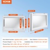image:imageVEVOR Concession Window Aluminum Alloy Frame Service Windows for Food Truck Up to 85 Degrees Stand Serving Window with Awning Door and Drag Hookwhole piece 36x24inWhite
