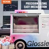 image:imageVEVOR Concession Window Aluminum Alloy Frame Service Windows for Food Truck Up to 85 Degrees Stand Serving Window with Awning Door and Drag Hookwhole piece 36x24inWhite