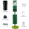 image:imageVEVOR Dog Waste Station 115 Gallon Pet Waste Station with Hand Wash Bottle Lockable Bag Dispenser 50 Can Liners amp 600 Waste Bags Outdoor Pet Poop Station for Commercial Use Parks BackyardPet Waste Station