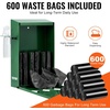 image:imageVEVOR Dog Waste Station 115 Gallon Pet Waste Station with Hand Wash Bottle Lockable Bag Dispenser 50 Can Liners amp 600 Waste Bags Outdoor Pet Poop Station for Commercial Use Parks BackyardPoop Bag Dispenser