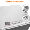 image:imageVEVOR Drop in Ice Chest 20 L x 16 W x 13 H Stainless Steel Ice Cooler Commercial Ice Bin with Hinged Cover 40 qt Outdoor Kitchen Ice Bar DrainPipe and Drain Plug Included for Cold Wine Beer20L x 16W x 13H Inch